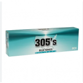 305's Blue Kings Box cigarettes 10 cartons