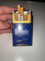 Manchester Blue Special Edition cigarettes 10 cartons