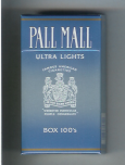 Pall Mall Ultra Lights 100s cigarettes 10 cartons