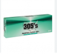 305's Menthol Gold 100's Box cigarettes 10 cartons