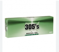 305's Menthol 100's Box cigarettes 10 cartons