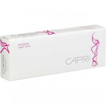 capri Magenta Super Slim 100 Box cigarettes 10 cartons