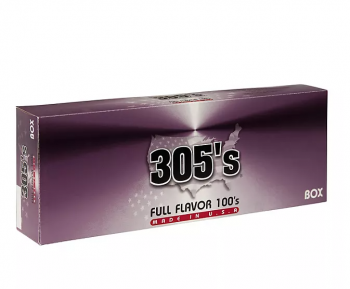 305\'s Full Flavor 100\'s Box cigarettes 10 cartons