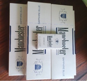 Manchester Sapphire Blue cigarettes 10 cartons