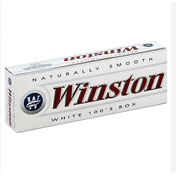 Winston White 100\'s box cigarettes 10 cartons