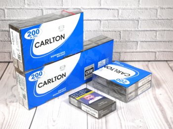 Carlton Bright Blue Superking cigarettes 10 cartons