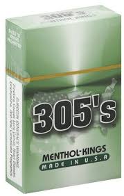 305's Menthol Kings Box cigarettes 10 cartons