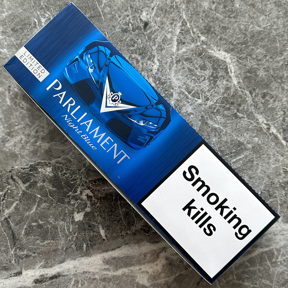 Parliament Night Blue Limited Edition cigarettes 10 cartons